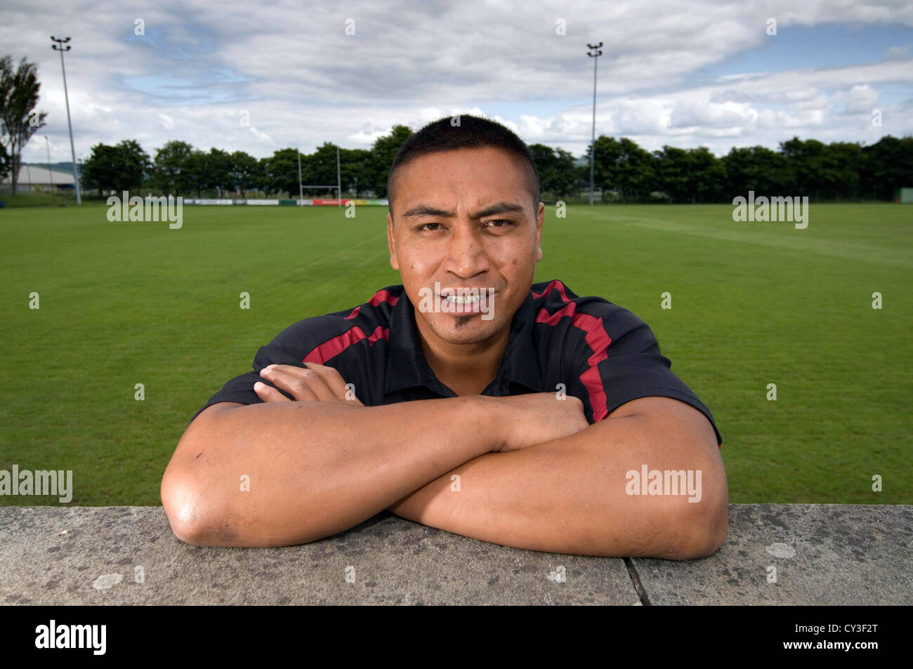 Jerry Collins the former New Zealand All Black rugby player pictured
