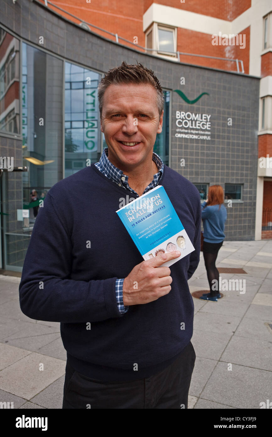 Steve Backley OBE, former javelin World Record Holder, visiting