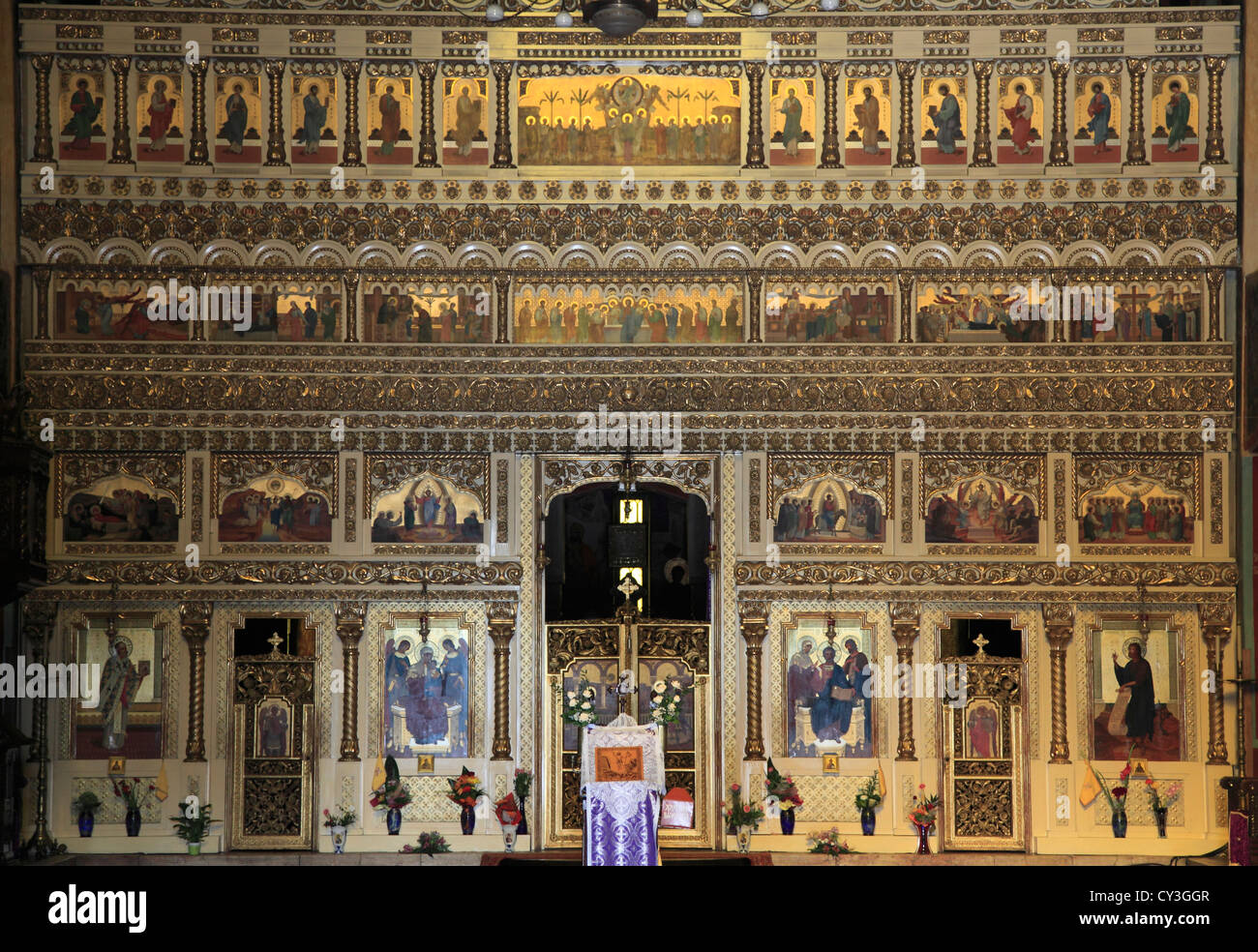 Interior of the orthodox cathedral hi-res stock photography and images ...