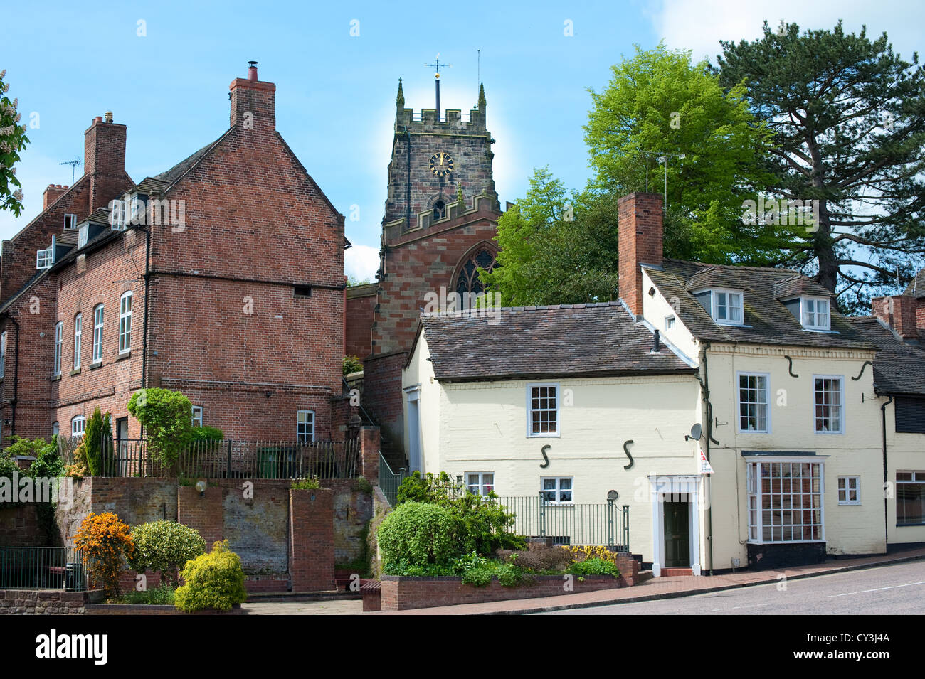 St. Marys Church, Market Drayton, Shropshire, England, UK Stock Photo