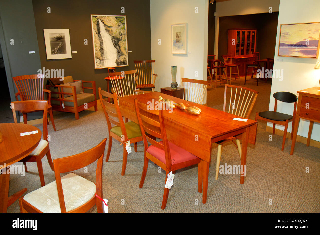 Maine Freeport,Main Street,Thomas Moser crafted