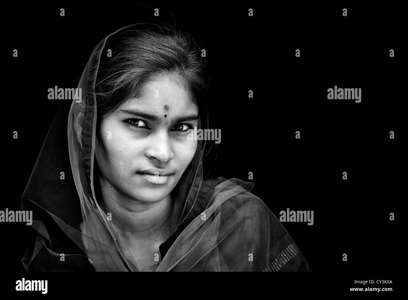 Indian girls Black and White Stock Photos & Images - Alamy