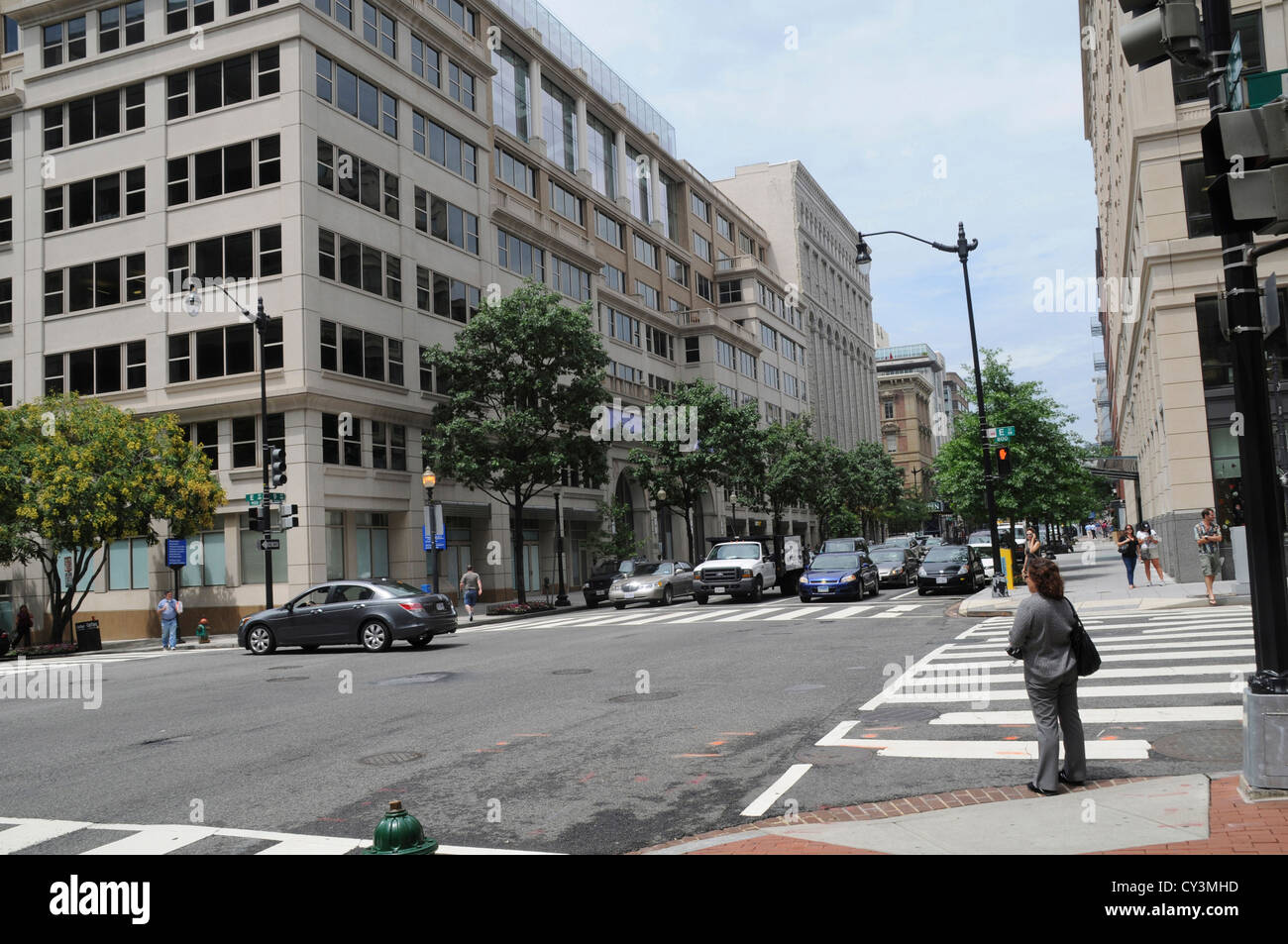 9th & E street in Northwest Washington, DC Stock Photo Alamy