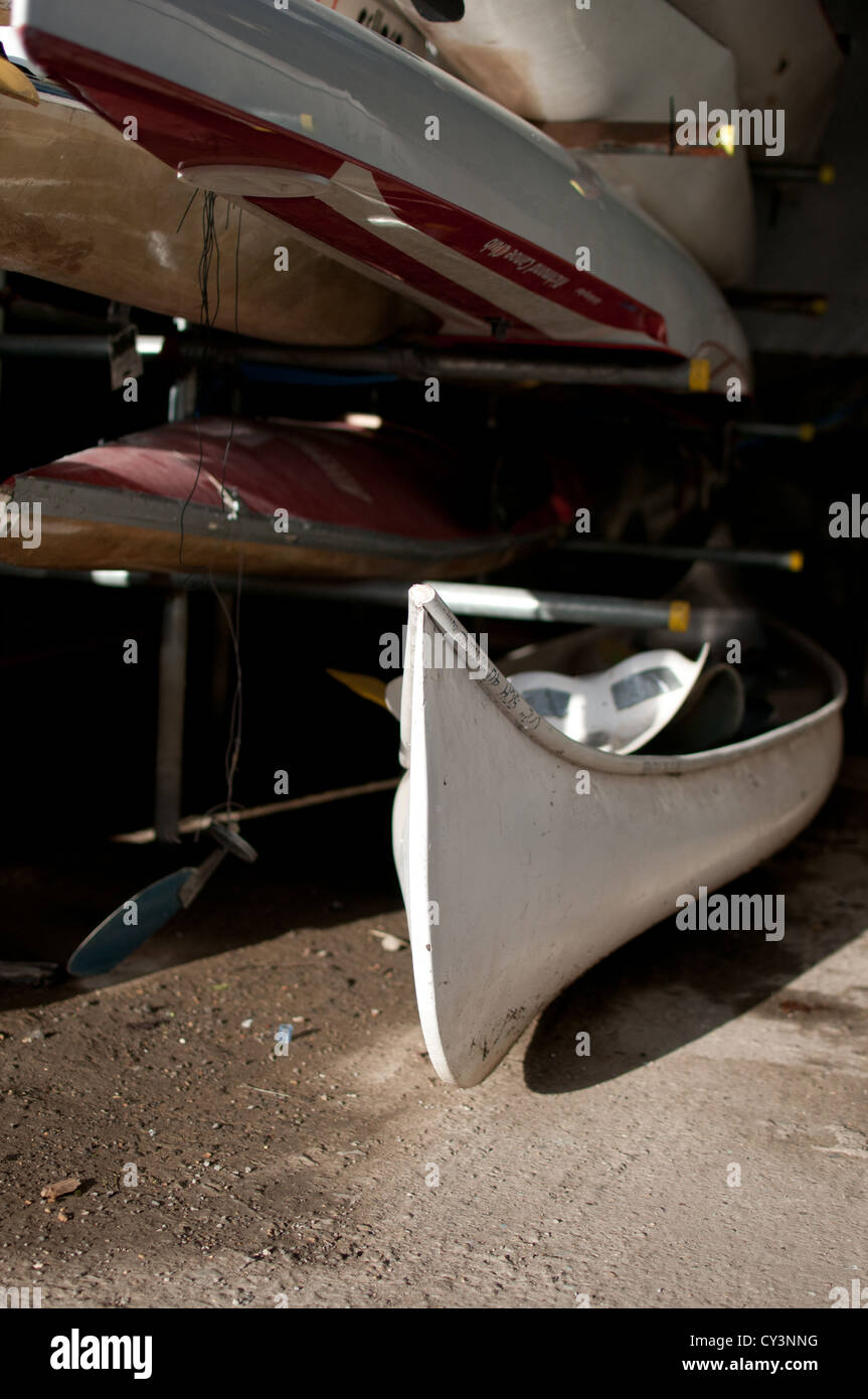 canoe in boat club Stock Photo Alamy