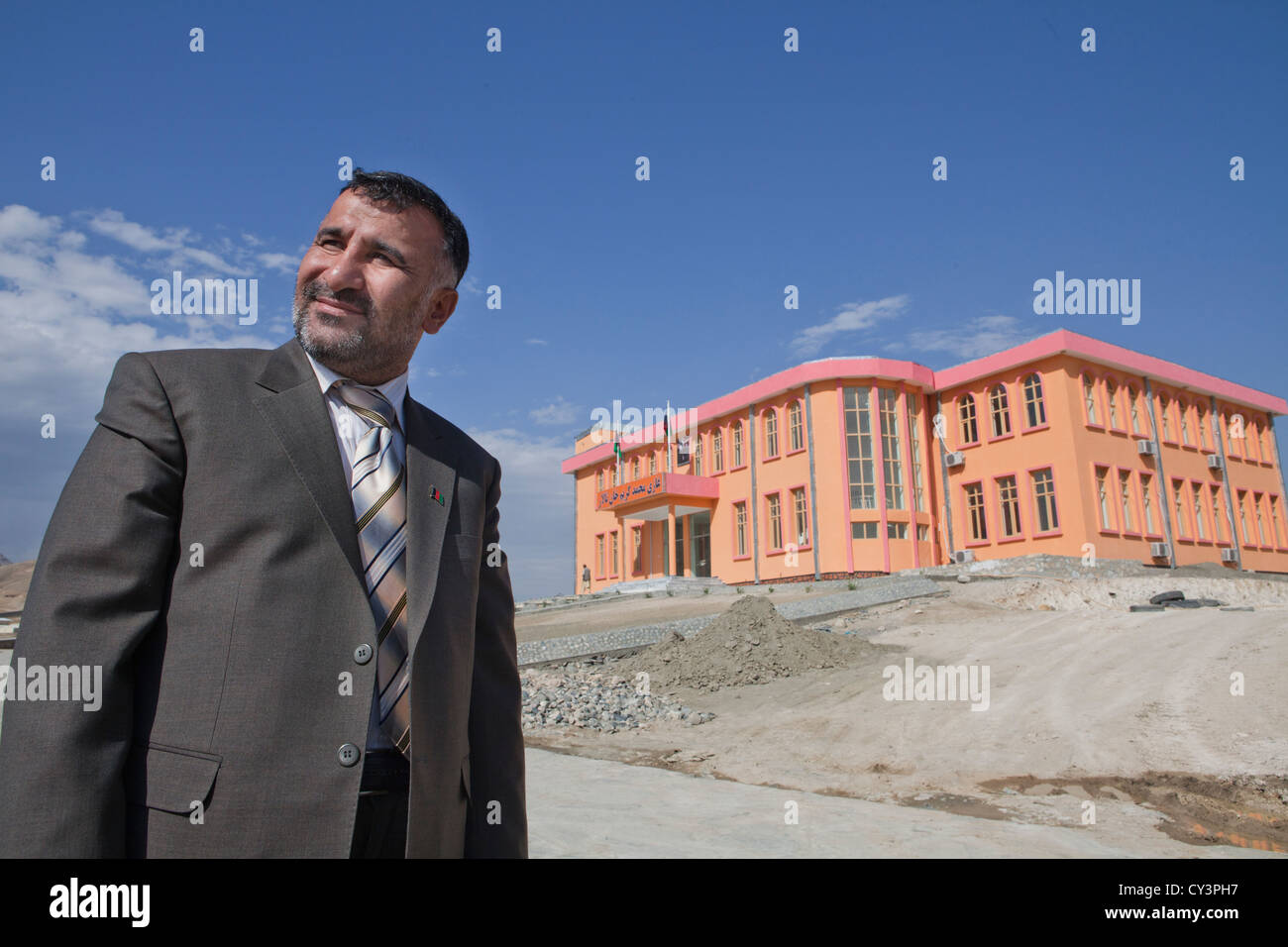 Ex-governor of Maidan, Wardak province, afghanistan Stock Photo
