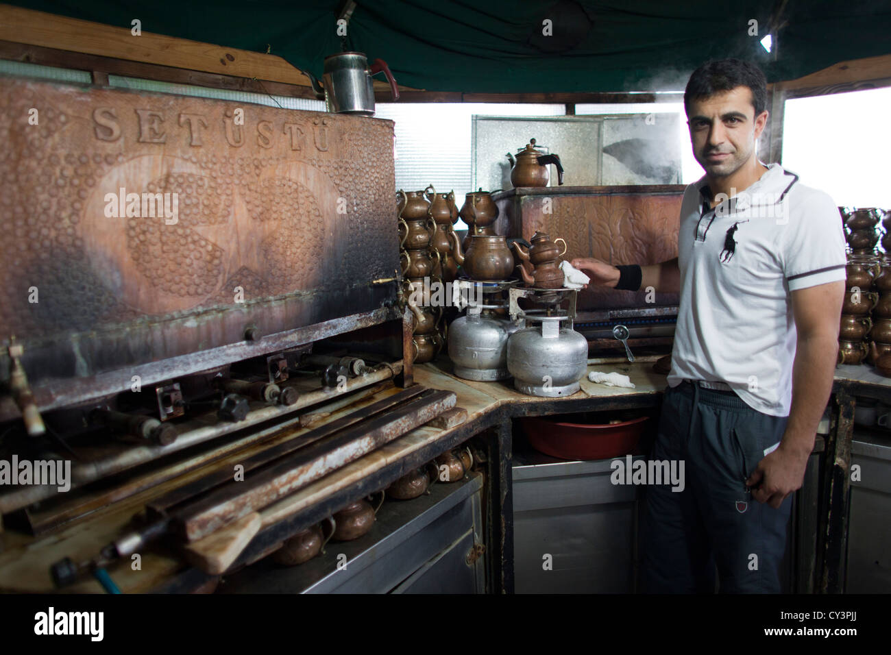 Tea shop in istanbul, Turkey Stock Photo Alamy