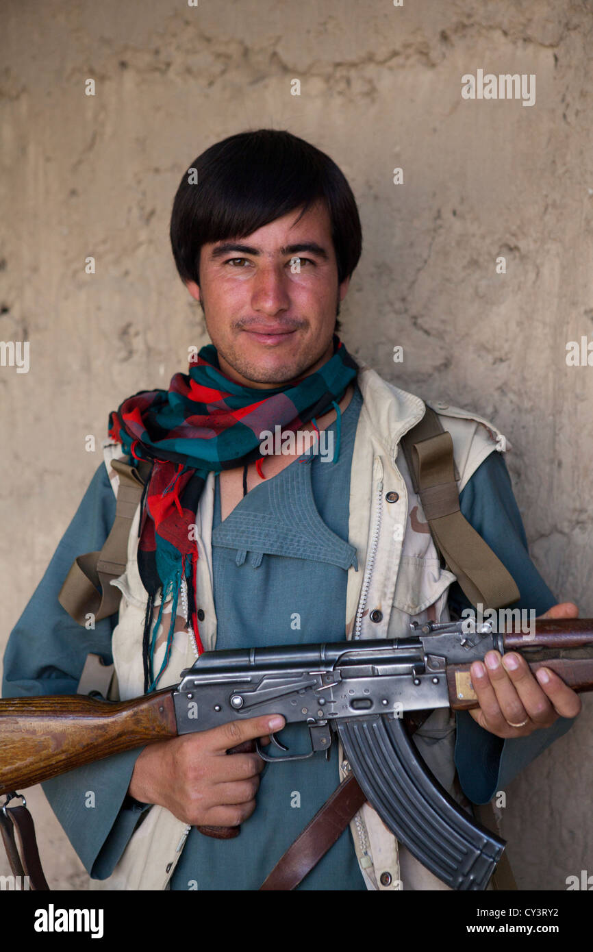 Estimated 10.000 Arbaki fighters(warlords) in Kunduz province Stock
