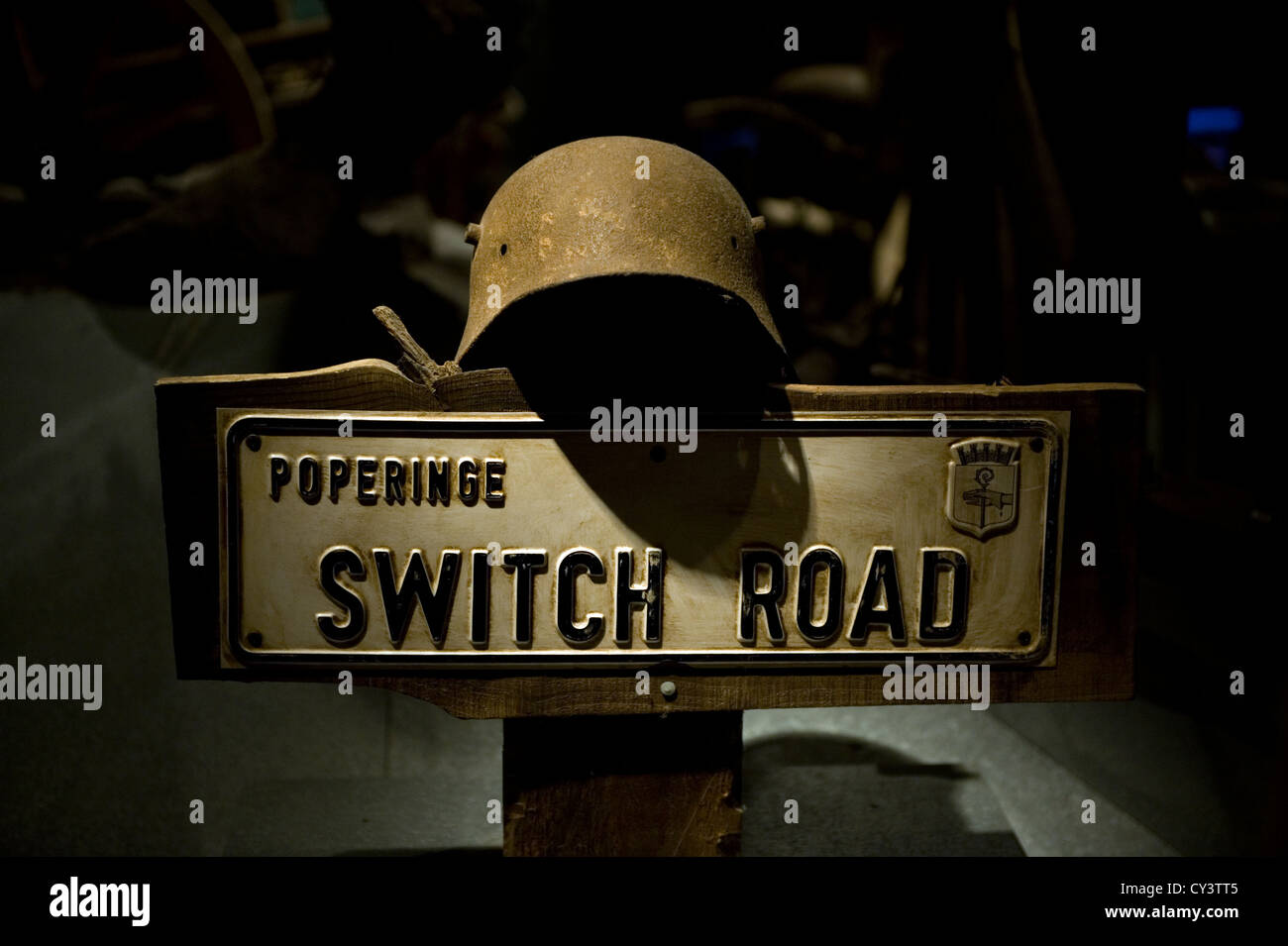 the WW1 Flanders Fields Museum in Ieper (Ypres ) in Belgium Stock Photo