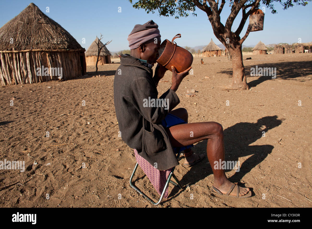 Himba Tribe In Namibia Stock Photo - Alamy