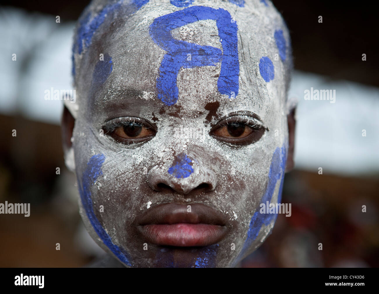 Fan In Football Match In Kigali Stadium - Rwanda Stock Photo