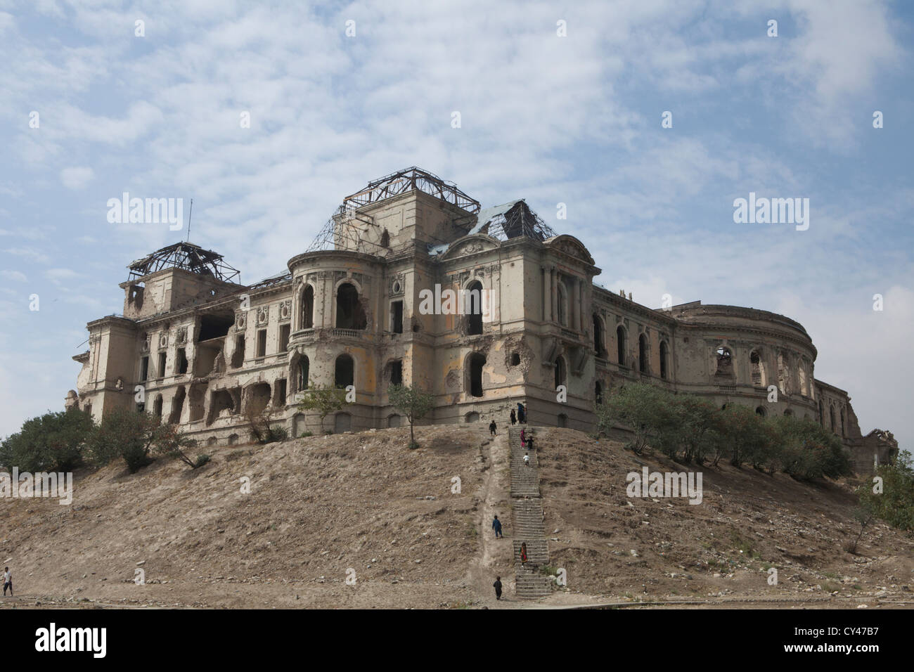 Darul Aman palace, kabul, Afghanistan Stock Photo