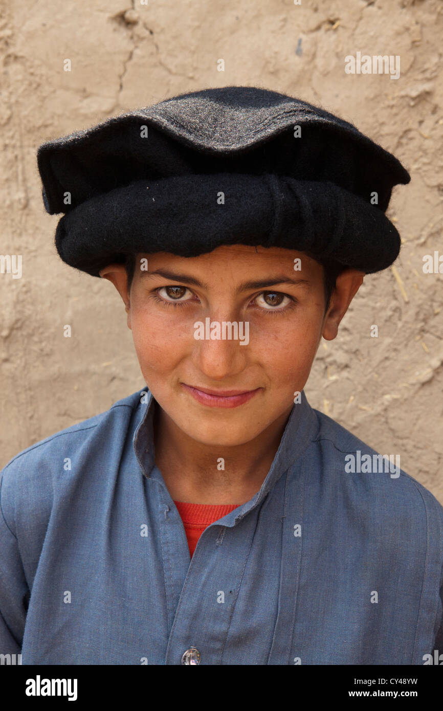 portrait of an Afghan boy Stock Photo Alamy