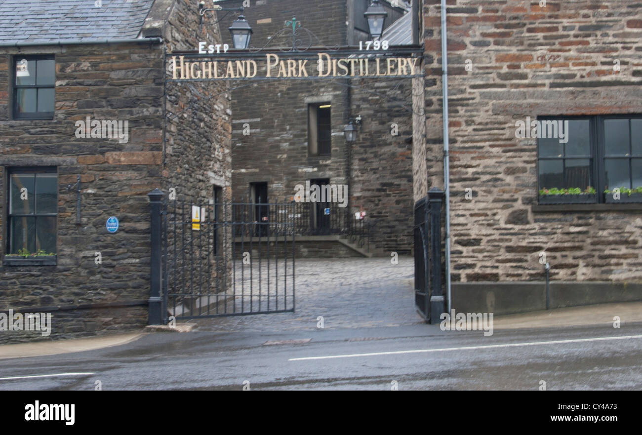 Highland Park Distillery, Kirkwall, Orkney Stock Photo