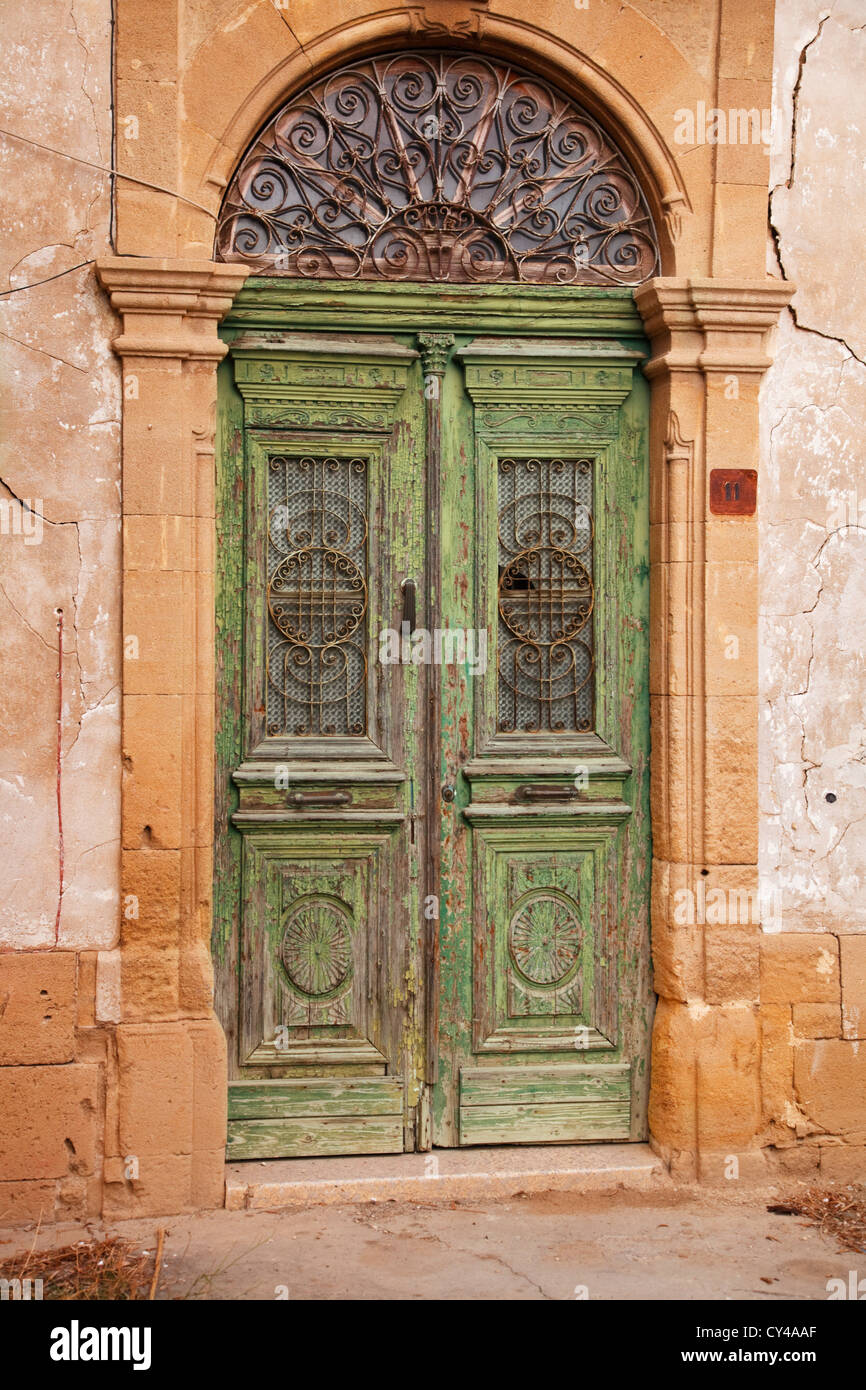 Old Door Front Nicosia Old Town Cyprus Stock Photo 51112391 Alamy