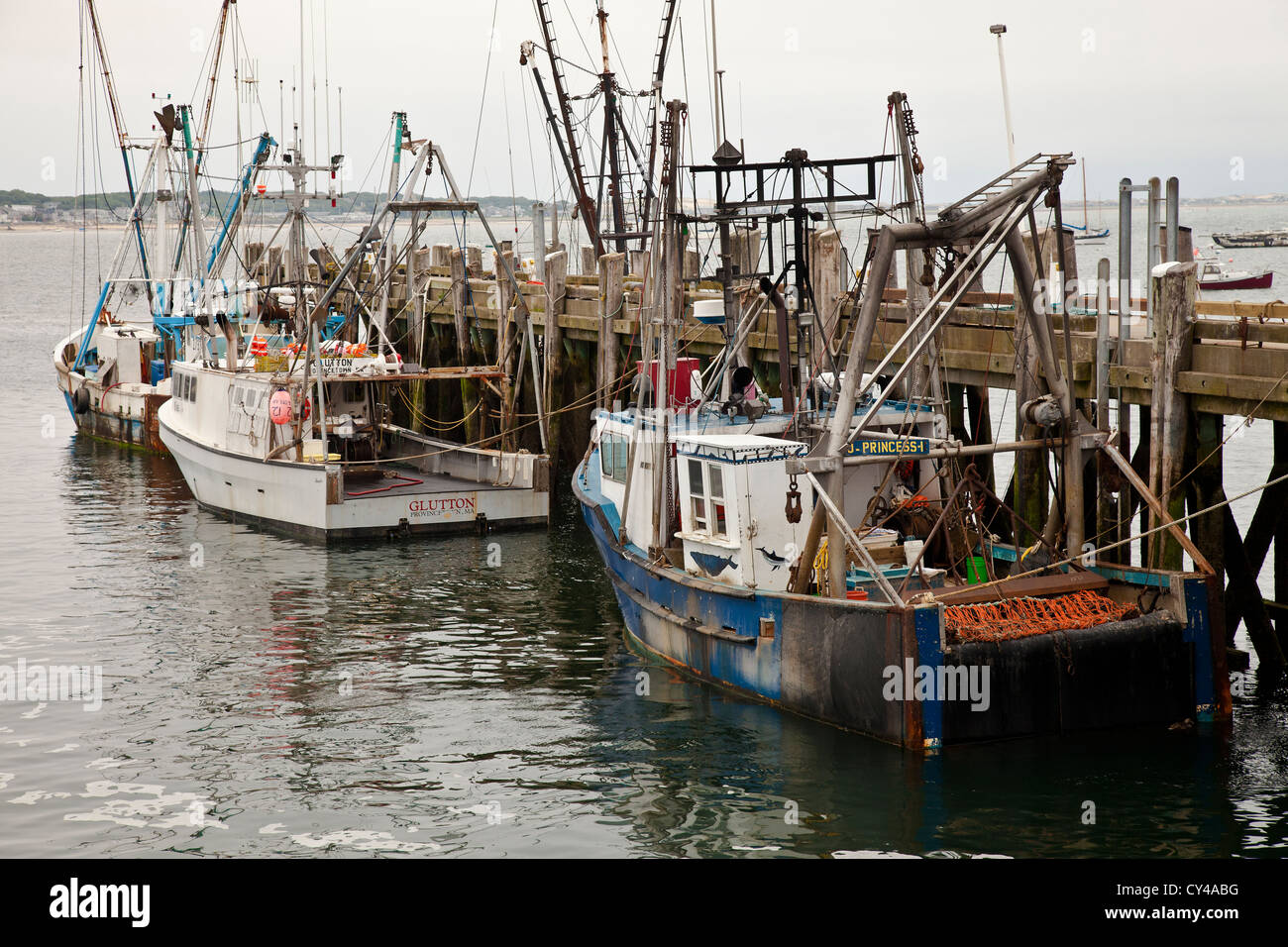 Provincetown harbor boats hires stock photography and images Alamy