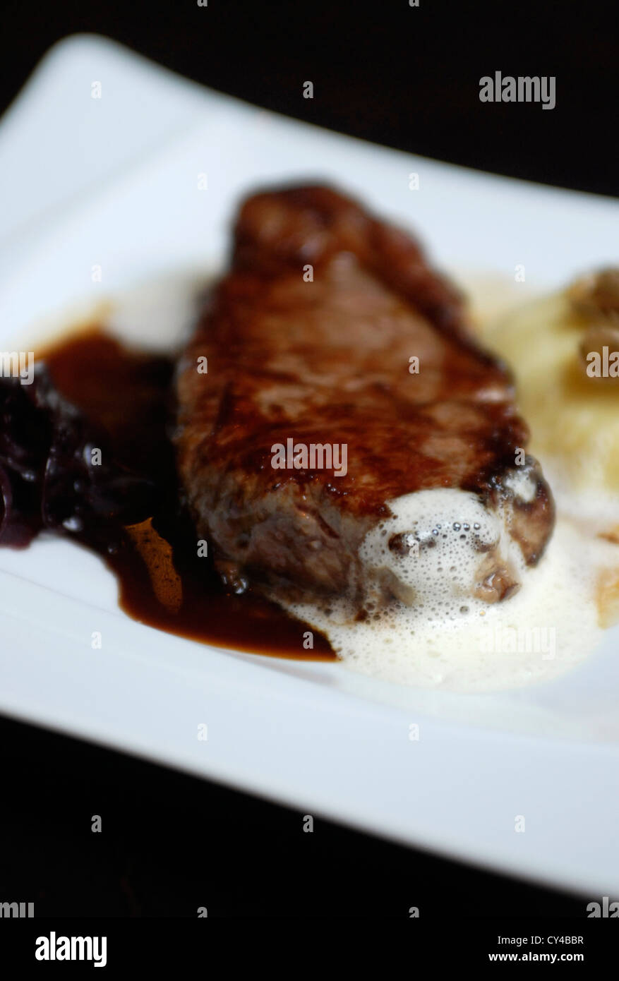 Brunnauer, Restaurant, Magazin, Augustinergasse, Austria,  Styria's veal, mash, truffles, Salzburg, Austria, Europe Stock Photo