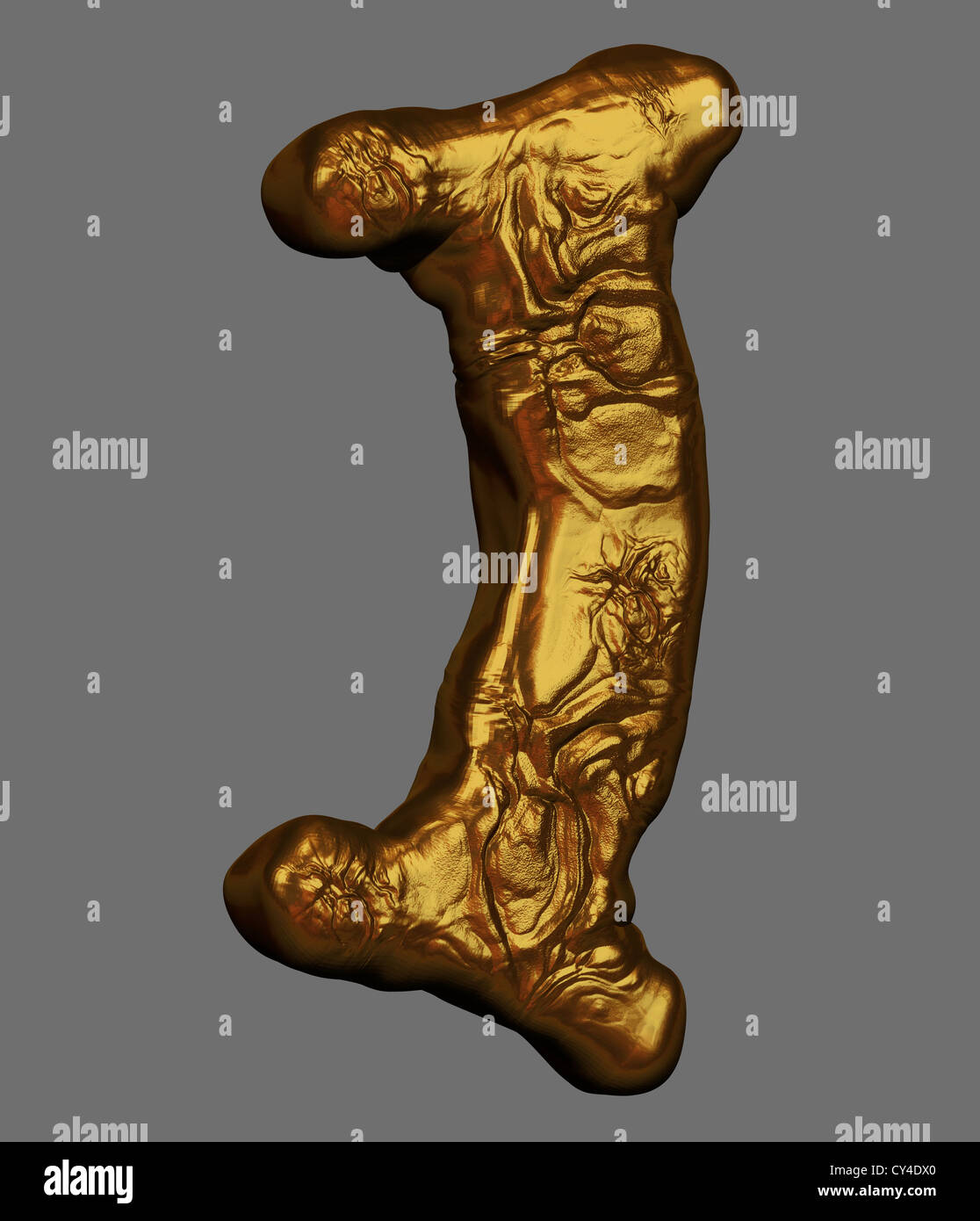 Letter gold 3d 3d fonts 3d letter hi-res stock photography and images ...