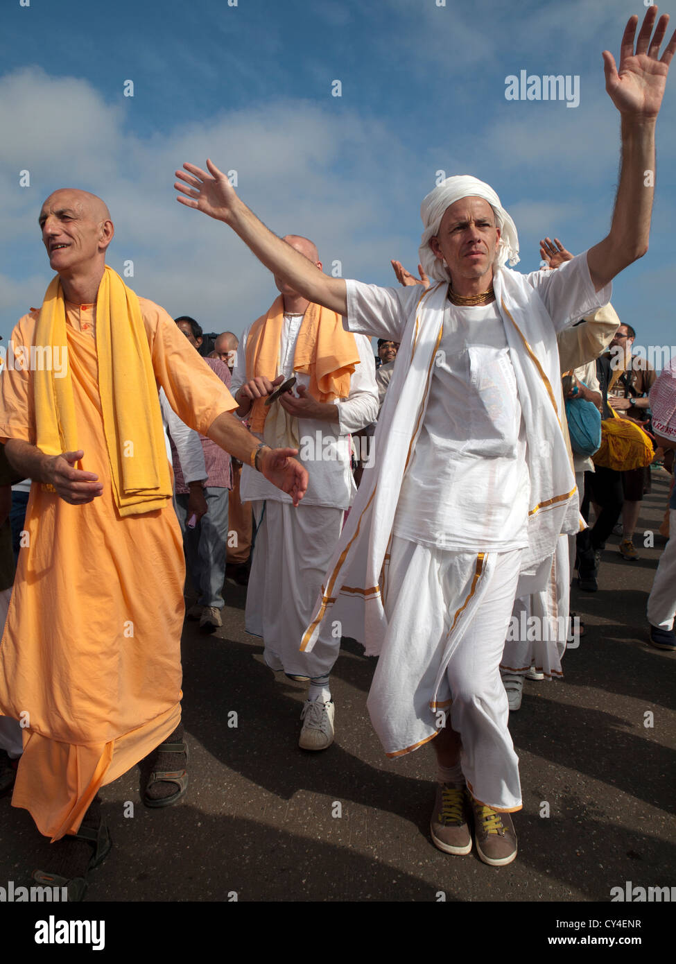 Hare krishna group hi-res stock photography and images - Alamy