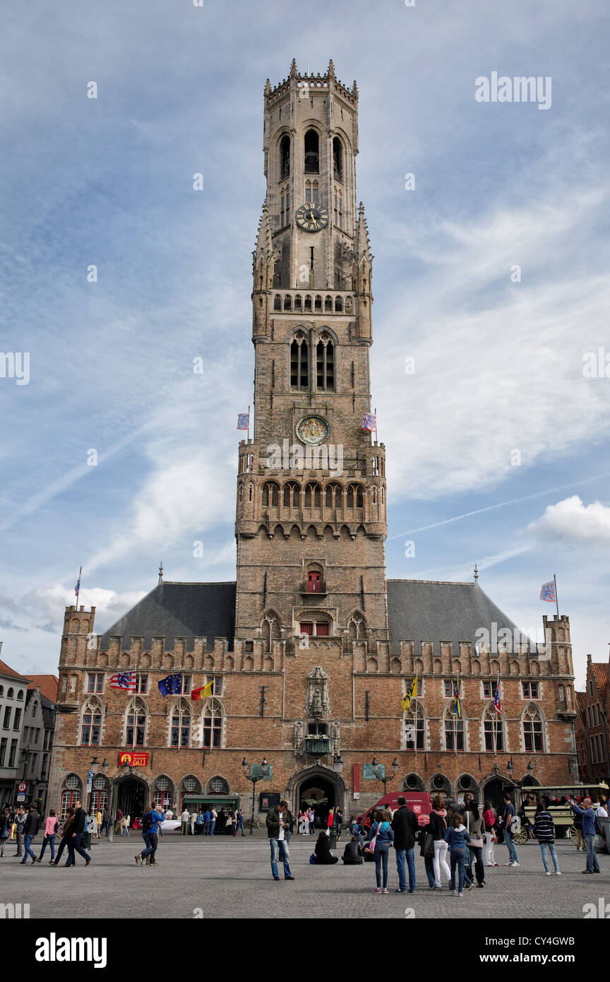 The Belfry - Bruges Stock Photo