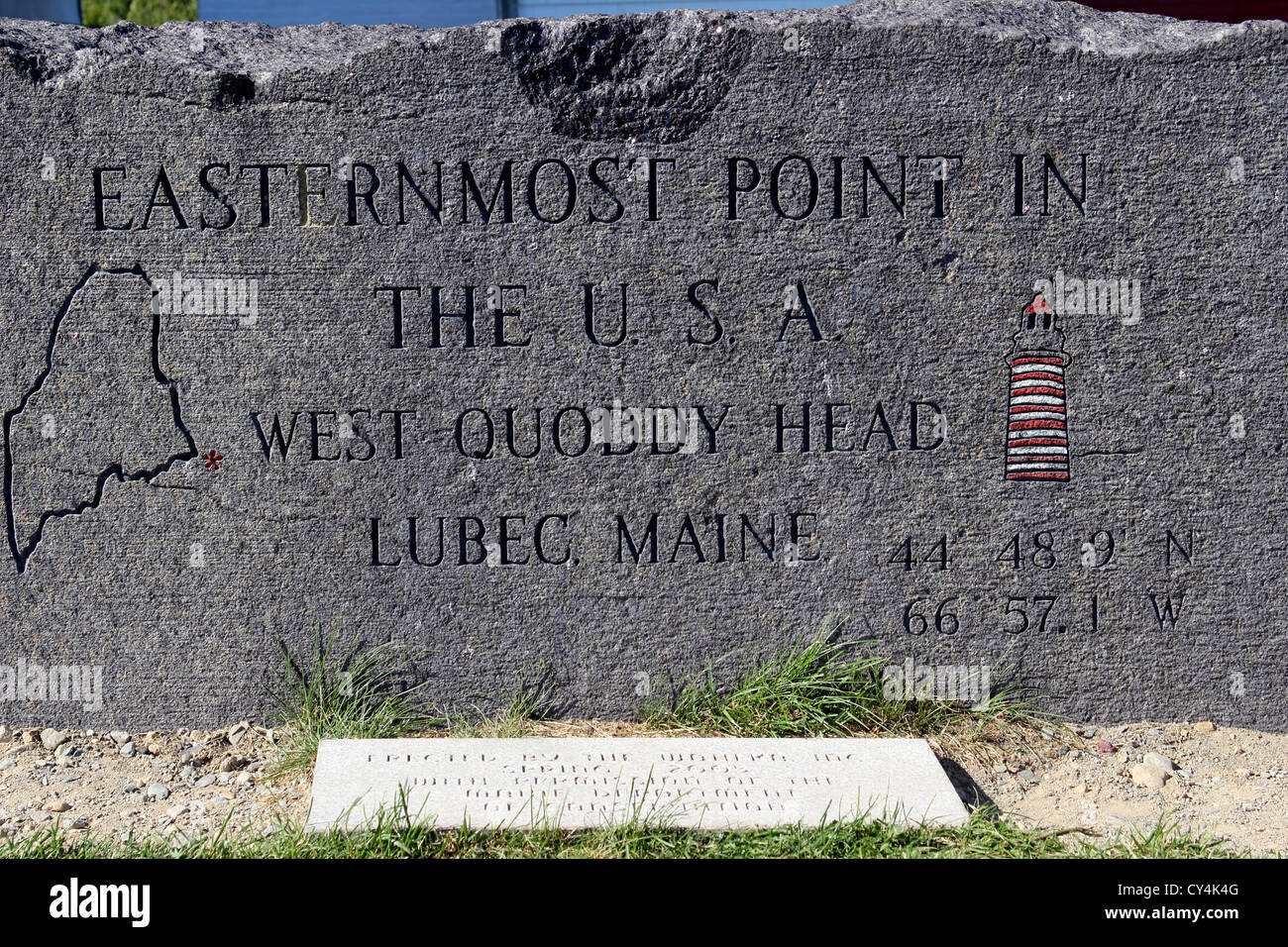 The easternmost point of the usa hi-res stock photography and images