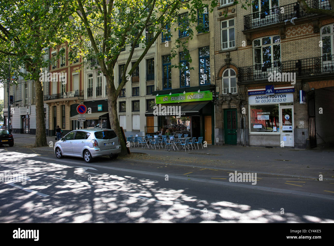 Boulevard Jean-Baptiste Lebas in Lille France Stock Photo - Alamy