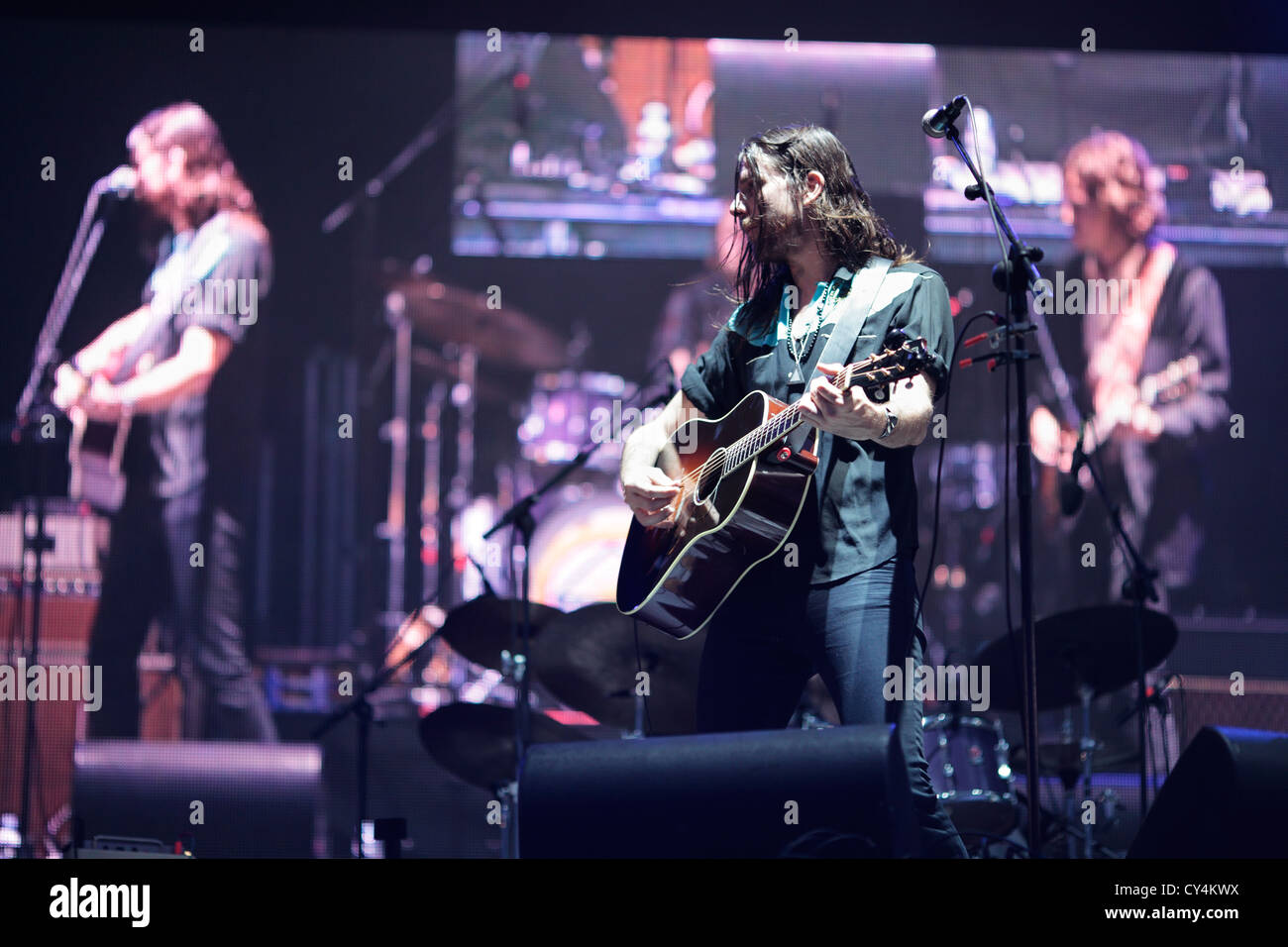 Jonathan Wilson performing live on stage at the Jazz festival in San Sebastian Stock Photo Alamy