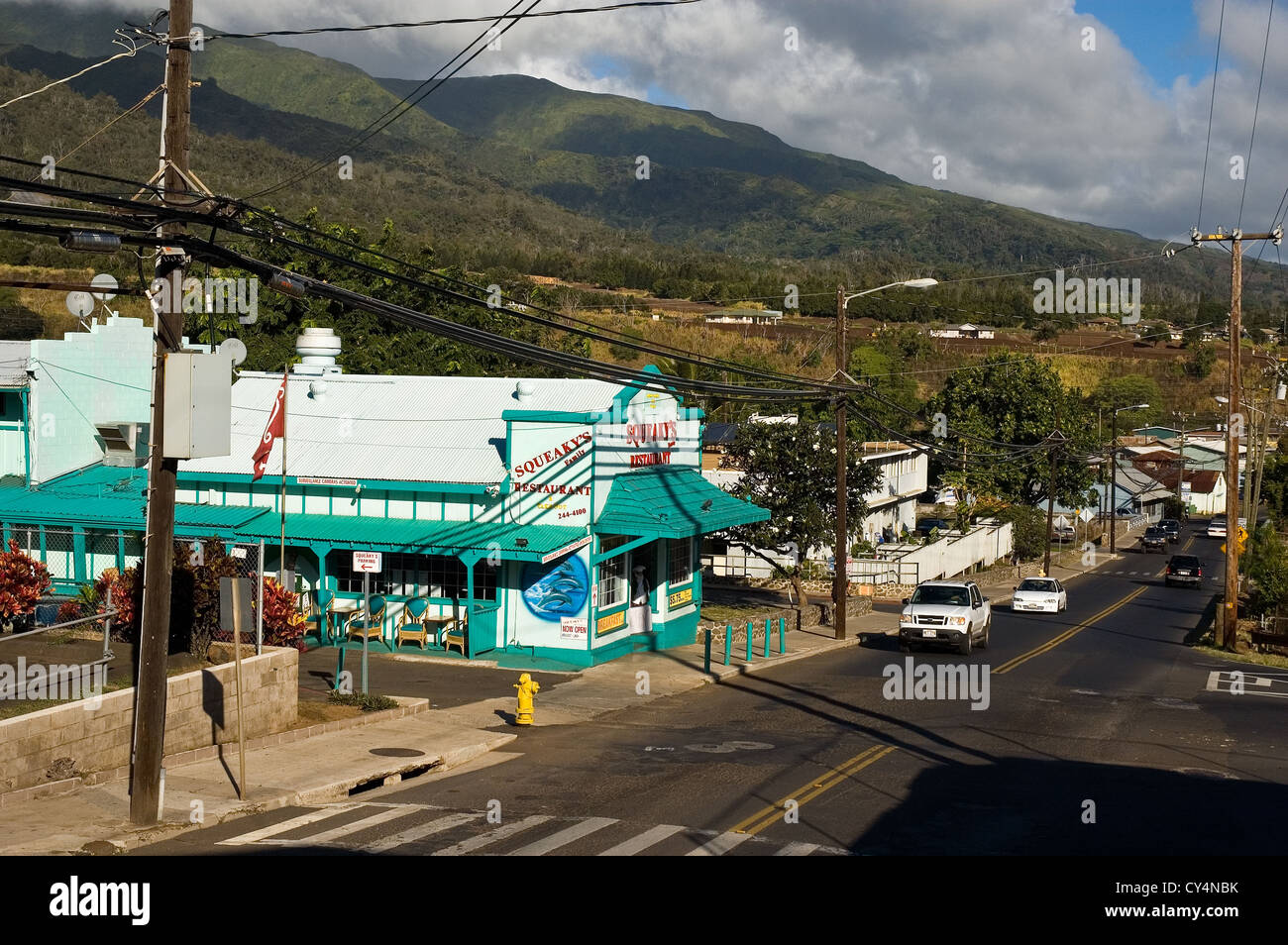 Maui, Hawaii, Wailuku, town village Market store Stock Photo Alamy