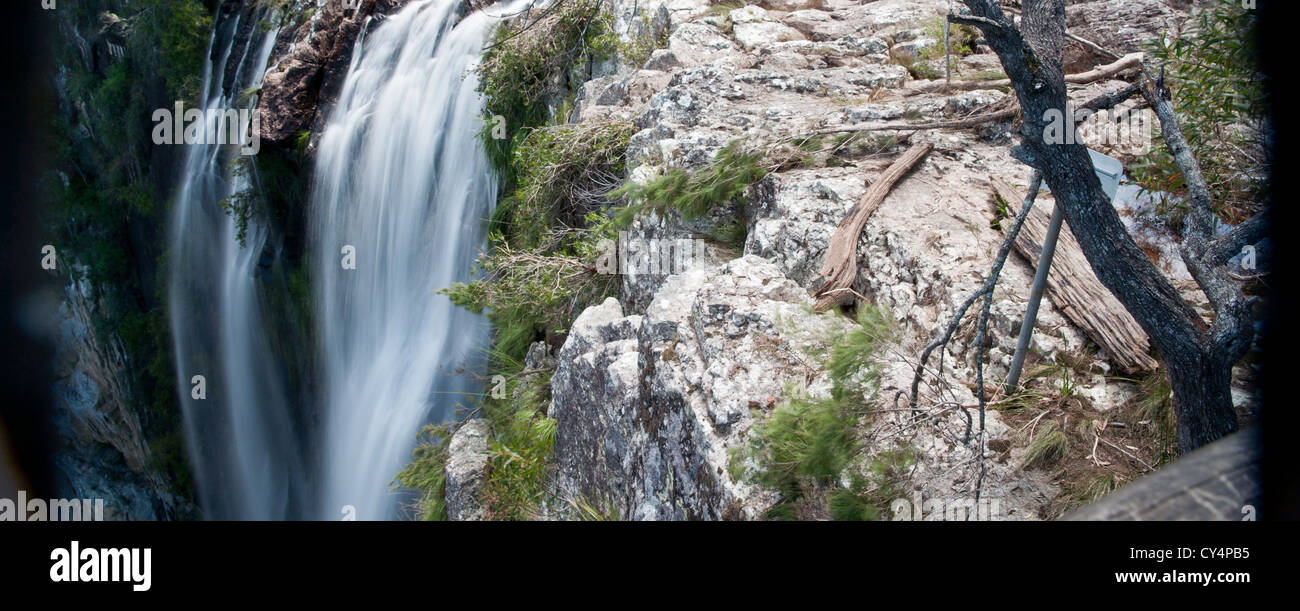 Water falls. Stock Photo