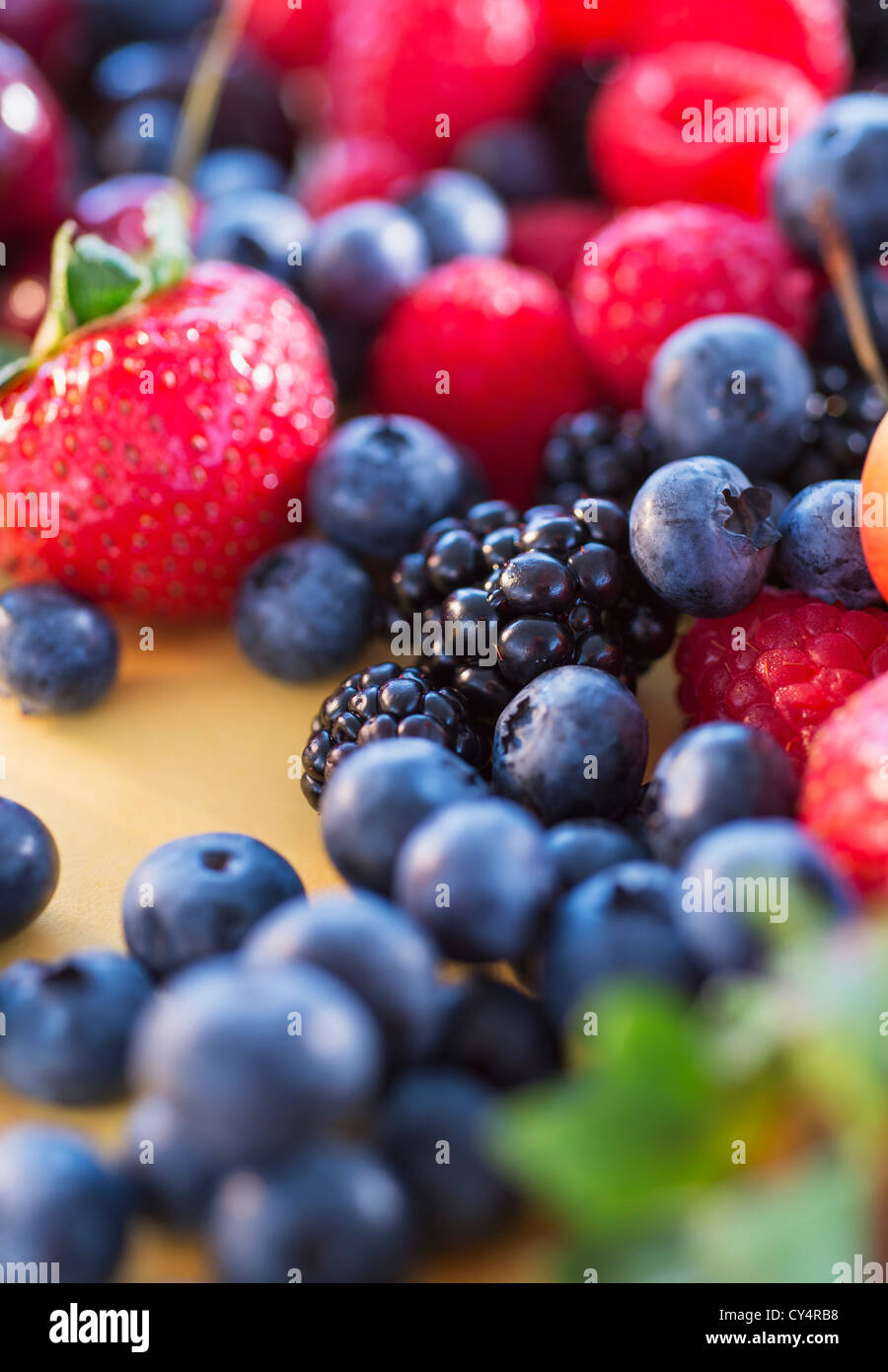 Heap of fresh fruits Stock Photo Alamy