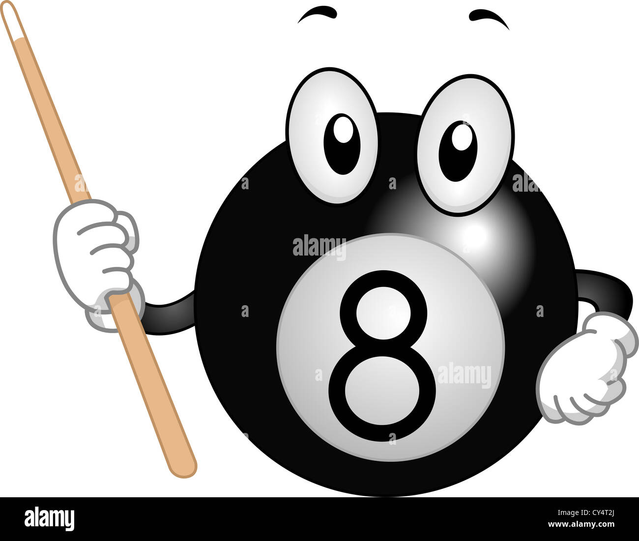 Cartoon eight ball hi-res stock photography and images - Alamy