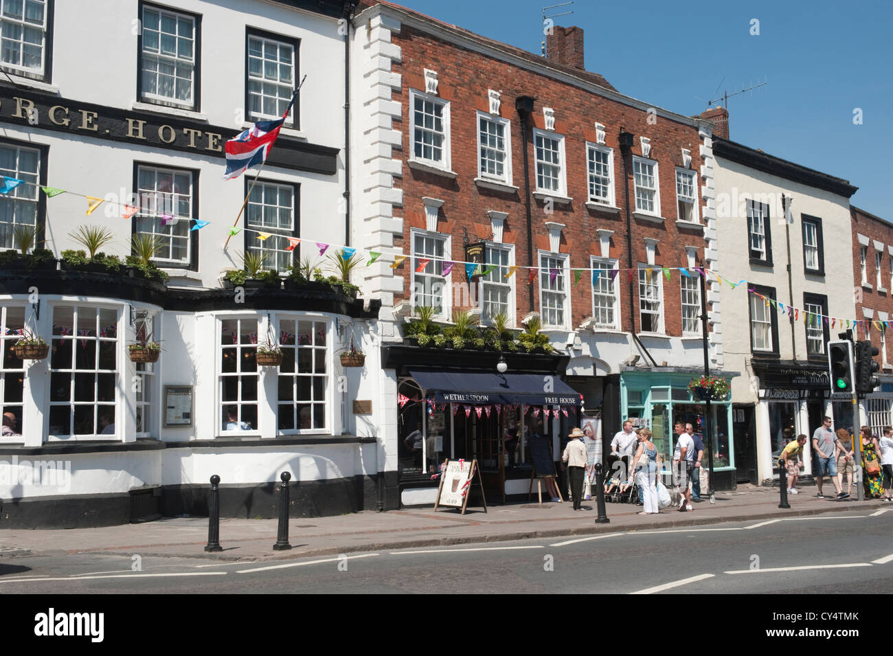 Bewdley High Street in Worcestershire Stock Photo Alamy
