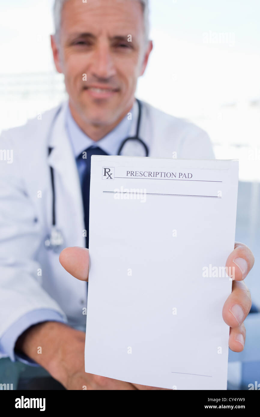 Blank prescription hi-res stock photography and images - Alamy