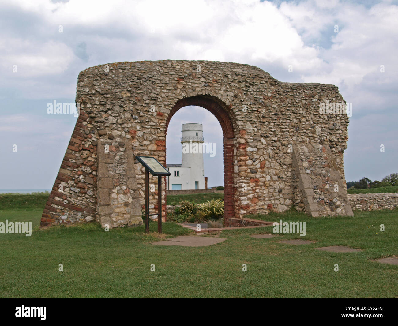 St Edmunds Chapel at Hunstanton Norfolk East Anglia Stock Photo