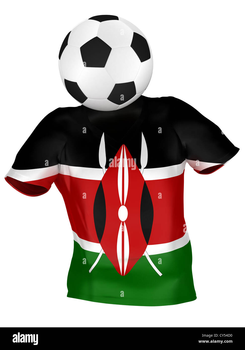 National Soccer Team of Kenya . All Teams Collection . Isolated Stock Photo Alamy