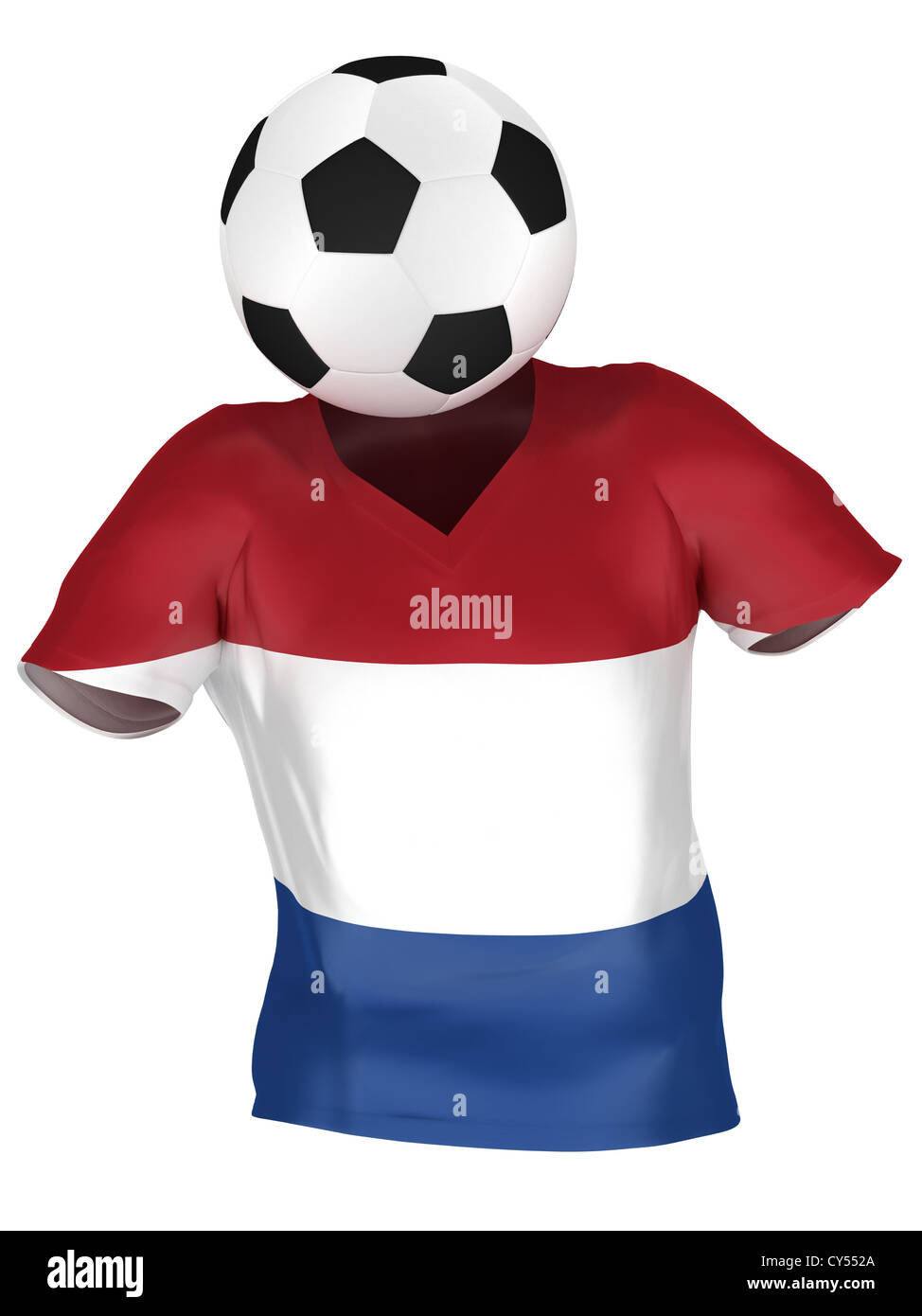 National Soccer Team of Netherlands . All Teams Collection . Isolated