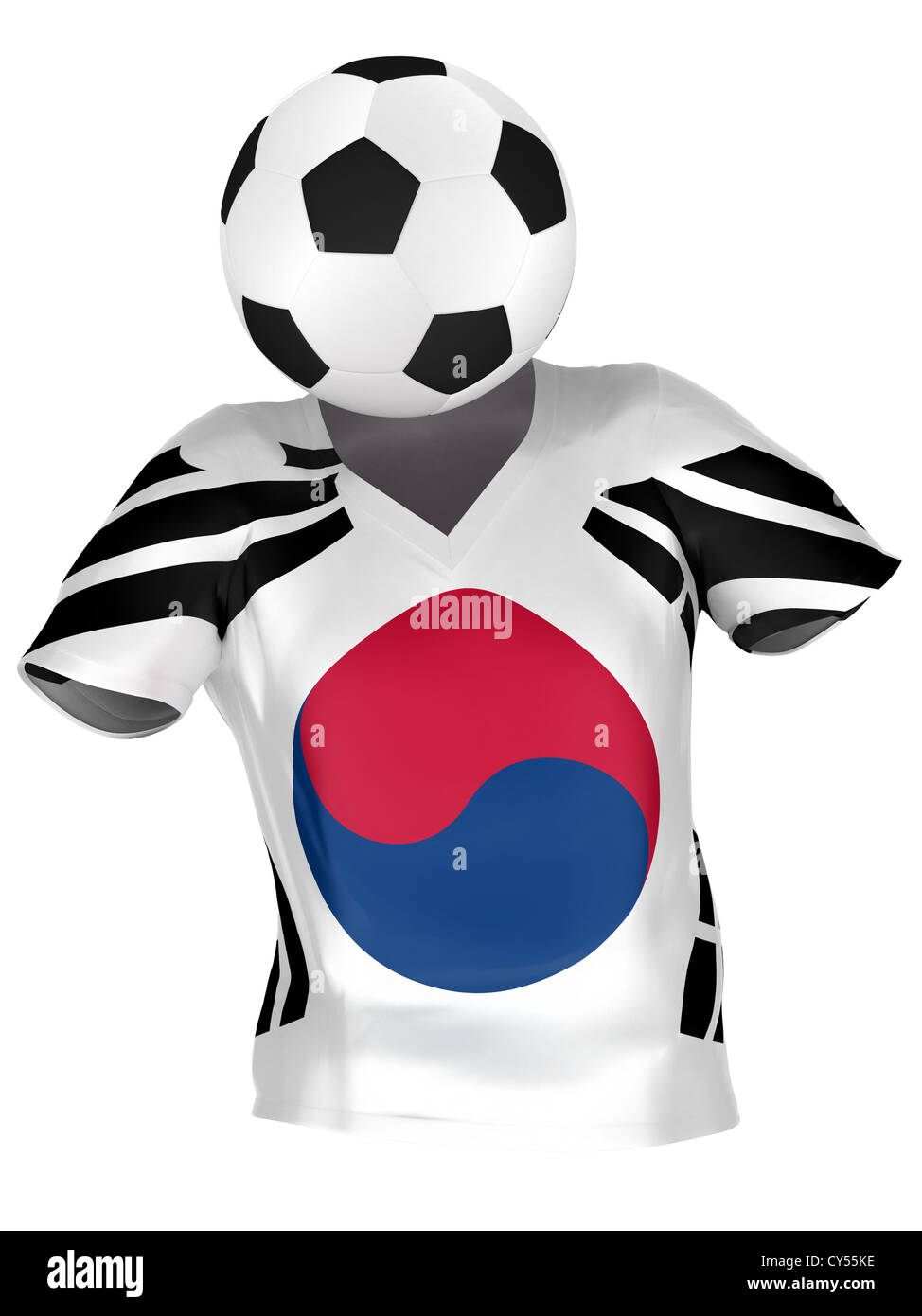 National Soccer Team of South Korea . All Teams Collection . Isolated