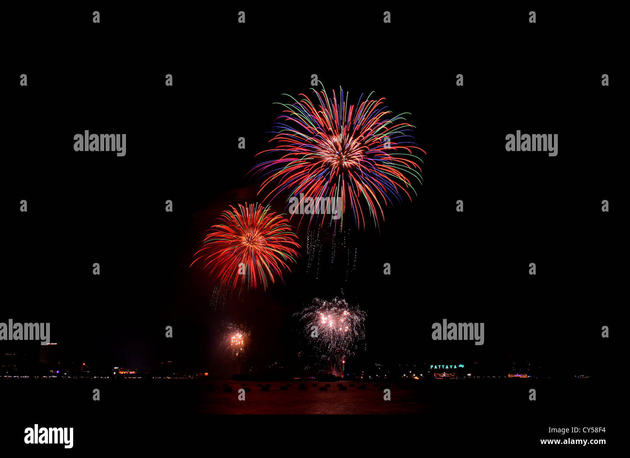 Firework at night Stock Photo Alamy