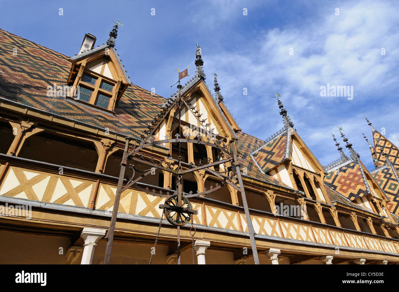 Hospices De Beaune, Hotel Dieu, Beaune, Burgundy, Cote D'Or, France ...