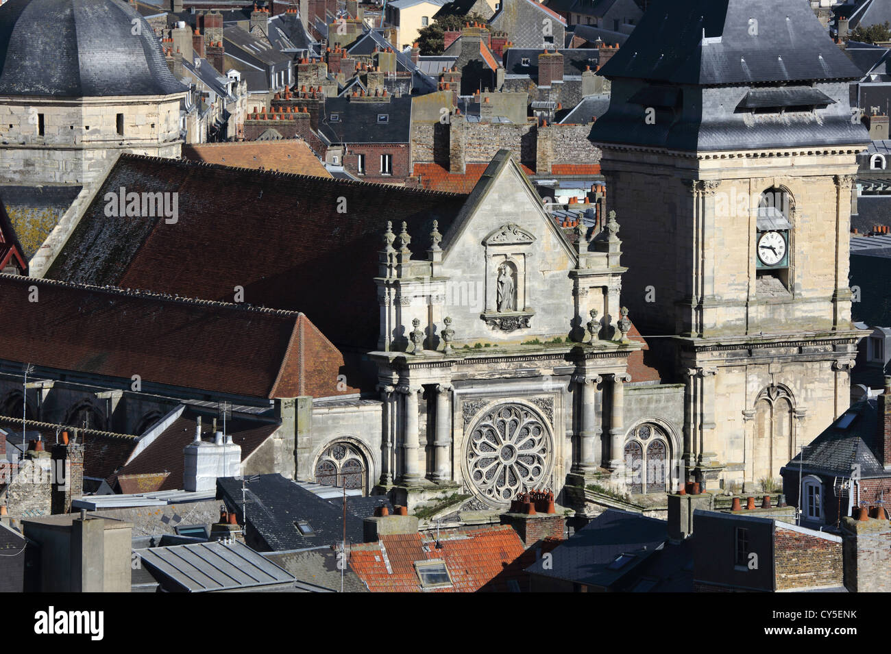 SaintRemy church, Dieppe, Normandy, France Stock Photo Alamy