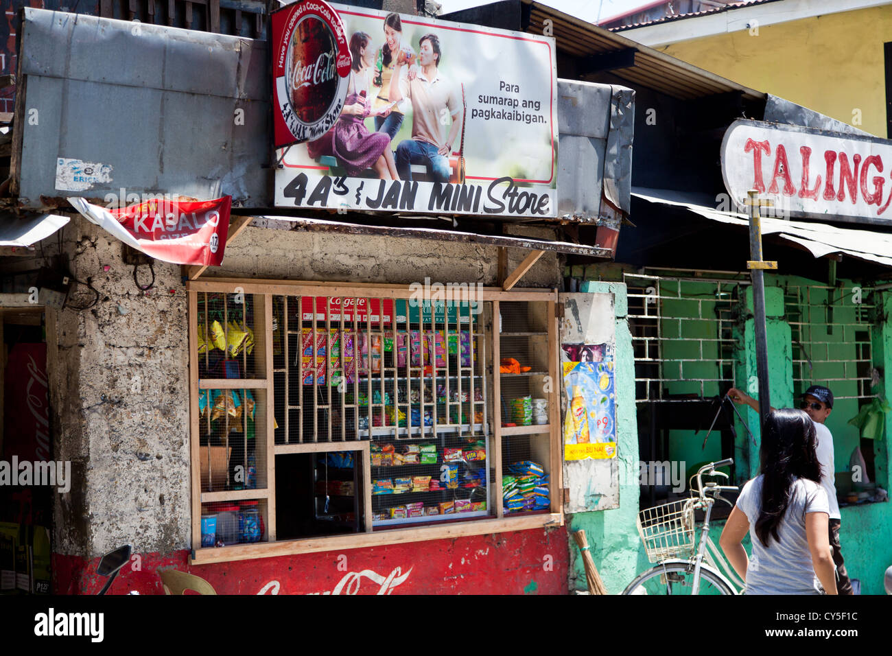 Typical Shop in the Old Town of Manila, Philippines Stock Photo Alamy