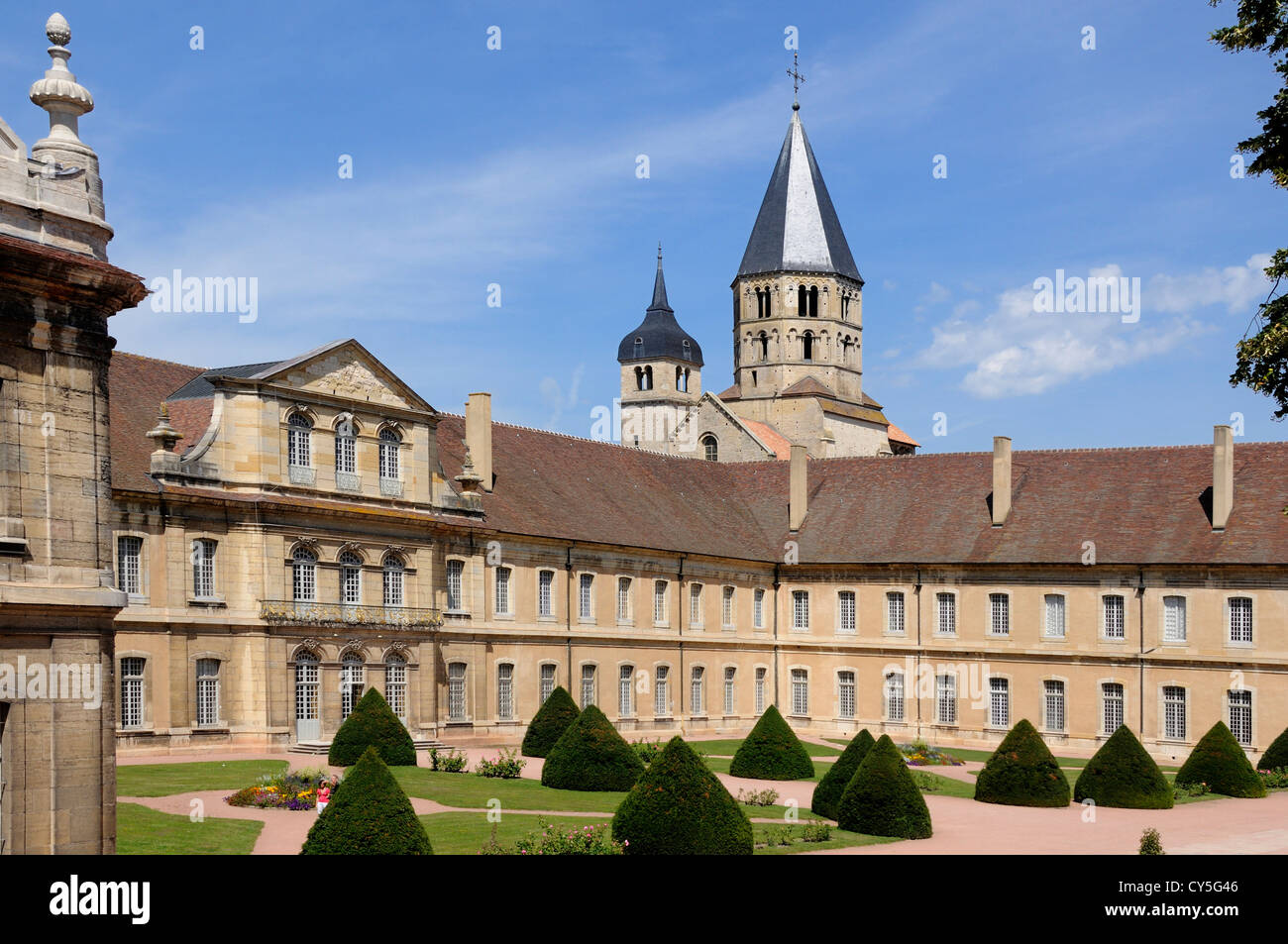 Cluny Abbey, Cluny, Saone et Loire, Burgundy, France, Europe Stock