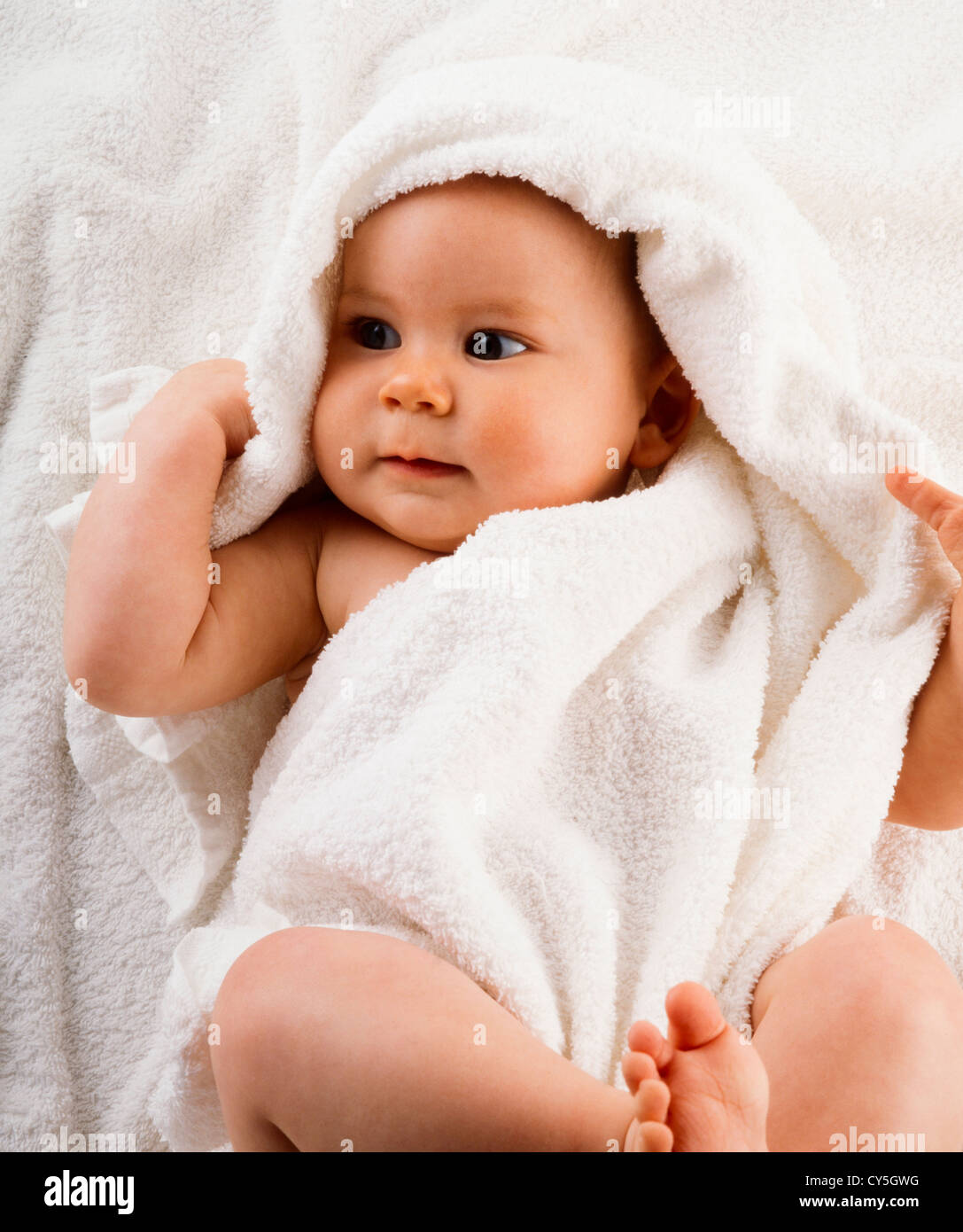 BABY 6 MONTHS OLD Stock Photo Alamy