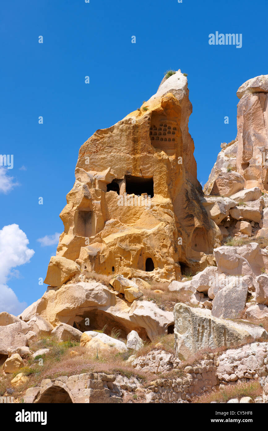 Rock Houses of Cauvsin, Cappadocia Turkey Stock Photo Alamy