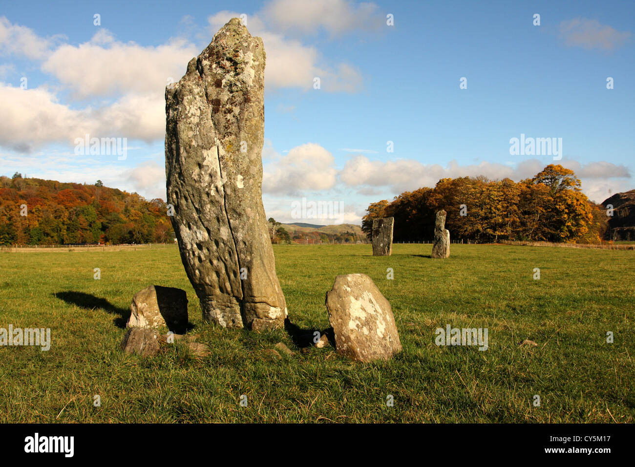 Prehistoric standing stones hi-res stock photography and images - Alamy