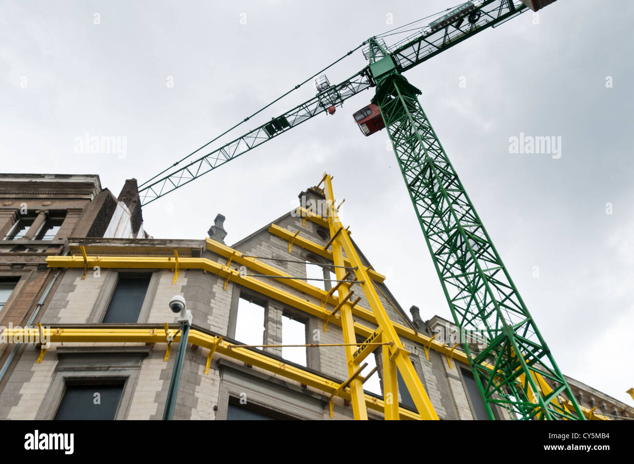 Work in progress, Bruxelles, Belgium. Stock Photo