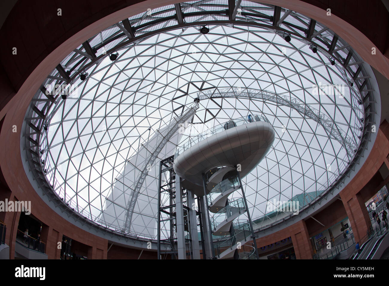 The Dome of Victoria Square in Belfast, Northern Ireland. Stock Photo