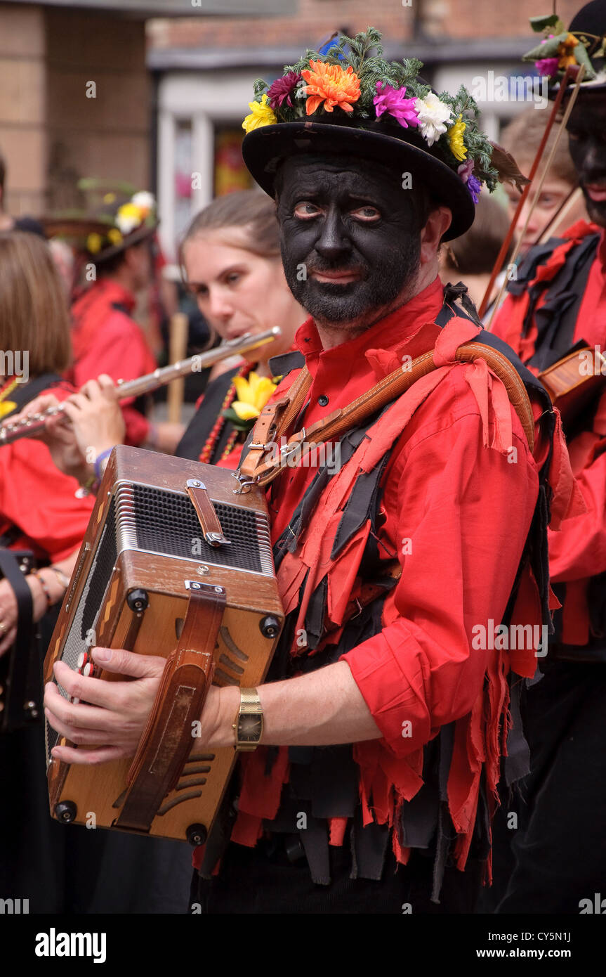 The Ironmen and Severn Guilders performing at the Shrewsbury Folk Festival Stock Photo