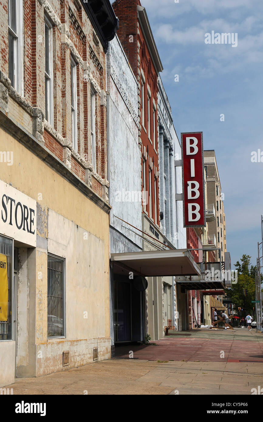 Downtown Macon, Stock Photo Alamy