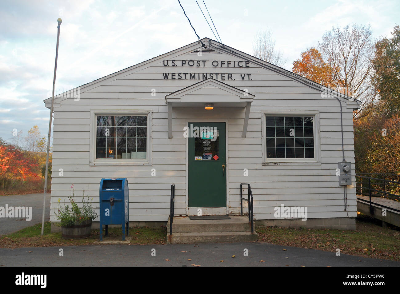 Post Office, Westminster, Vermont Stock Photo Alamy