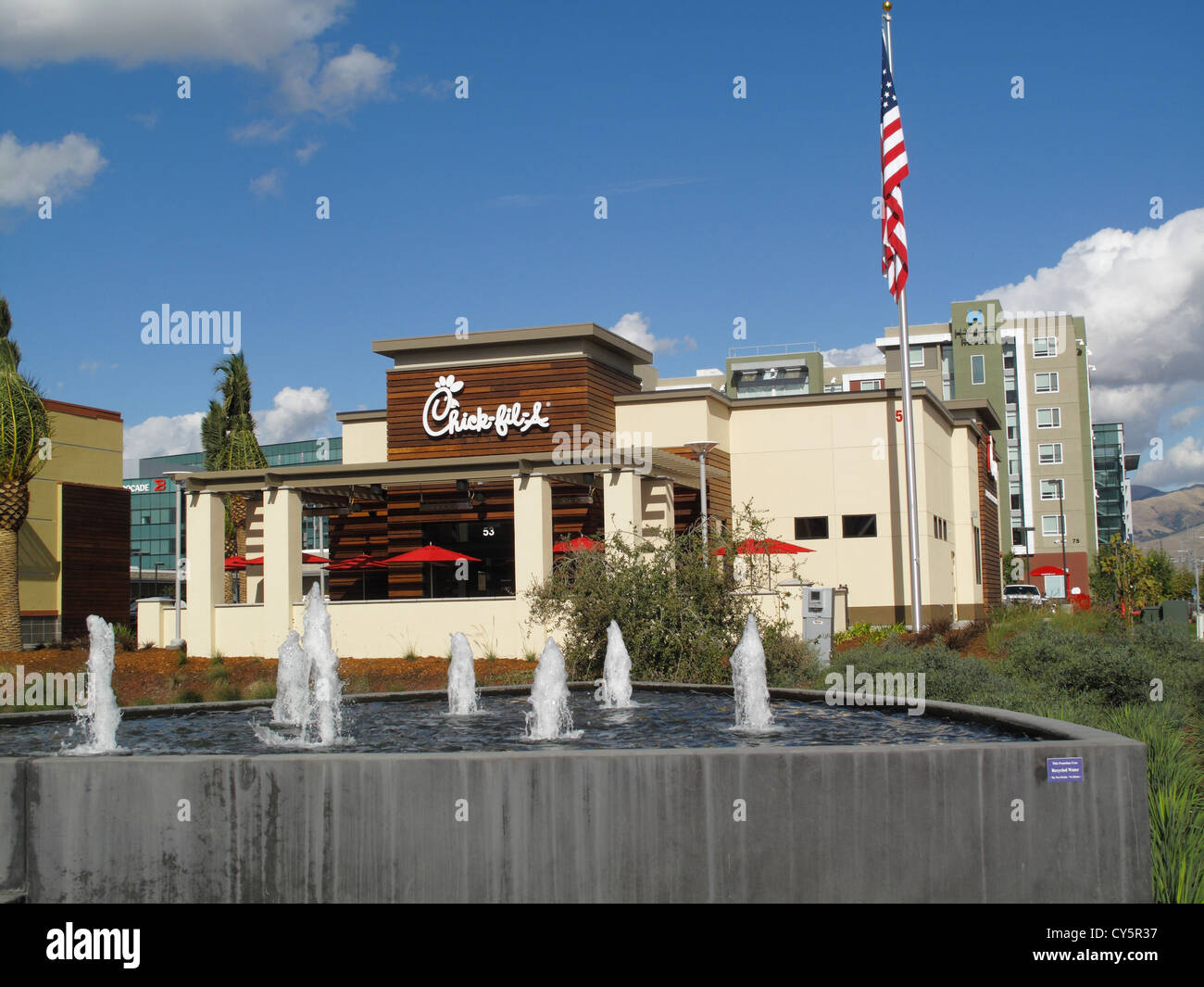 ChickfilA restaurant in San Jose, California Stock Photo Alamy